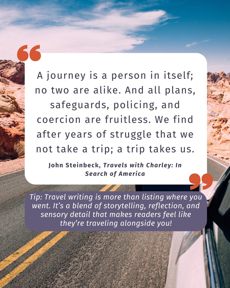 Great travel writing isn’t just about sights and scenery—it’s about connection. Learn how to capture emotion, reflection, and story in every journey: vist.ly/4gep8 #WritingTips