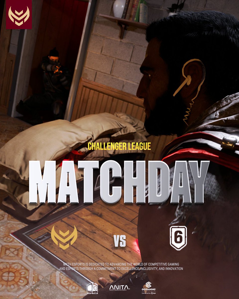 Myth_NL's tweet image. MATCHDAY 

Our diamonds step onto the stage once again, sharp, fearless, and ready to shine.

Every round, every fight, every moment counts.

Today we face Ranked at 10 am, time to show what true potential looks like.

@aurezidc @baiowga @CorreiaR6 @croquinhoo8 @Jwoeuk @r6_benji