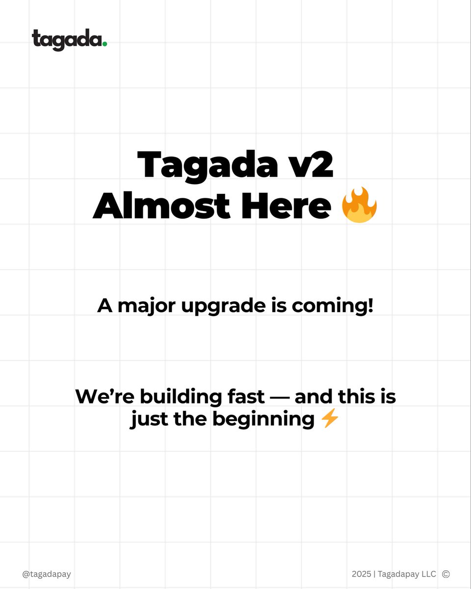 JoinTagadaPay's tweet image. 🚀 November Updates — We move fast, and we’re only getting started.
Tools that remove friction = businesses that grow. Simple math.

Here’s what landed this month 👇

✅ KessPay integration — more processing flexibility for merchants who scale fast
✅ Ovri integration — a strong…