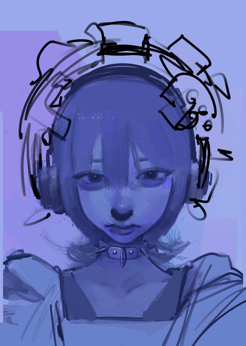 メカヘッドドレスかくよー