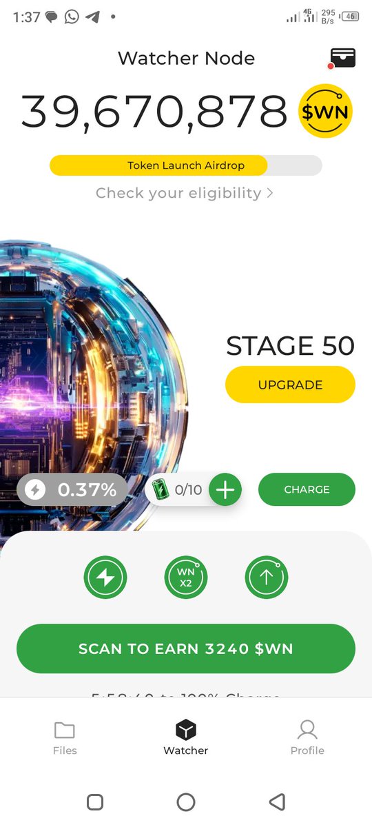 launching watchers node to secure <a href="/DeNetPro/">DeNet</a> storage network. Live
 from lagos #WatchersEverywhere