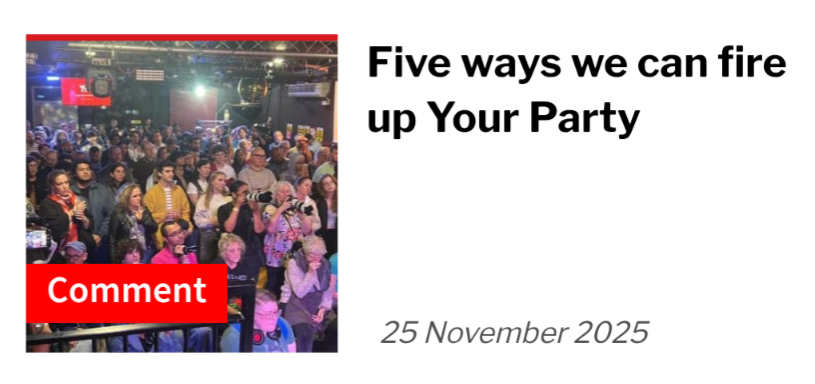 Your Party and the SWP.

How it started: