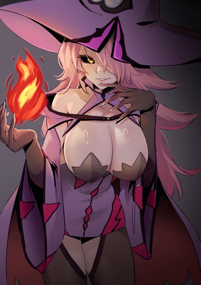 VialNite's tweet image. Commission 
Nine the Phantom from BlazBlue