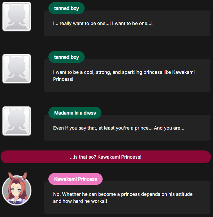 bepista's tweet image. kawakami princess is woke?!?!?!