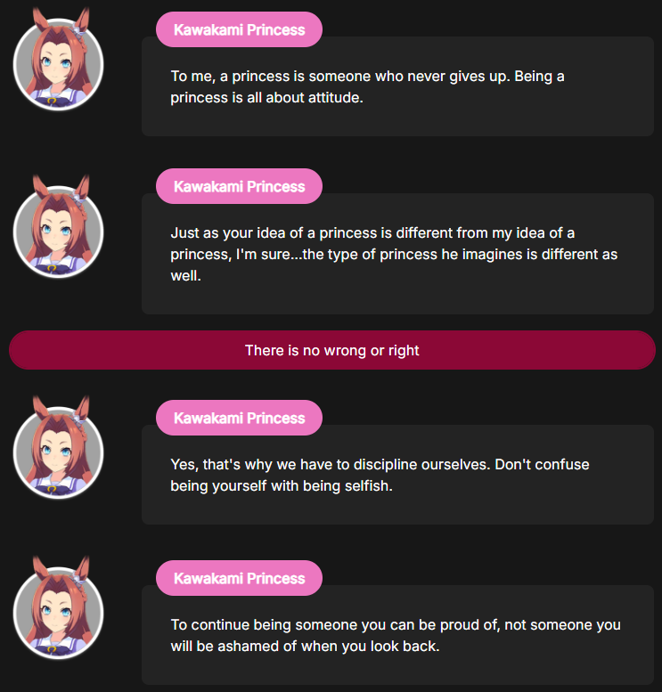 bepista's tweet image. kawakami princess is woke?!?!?!