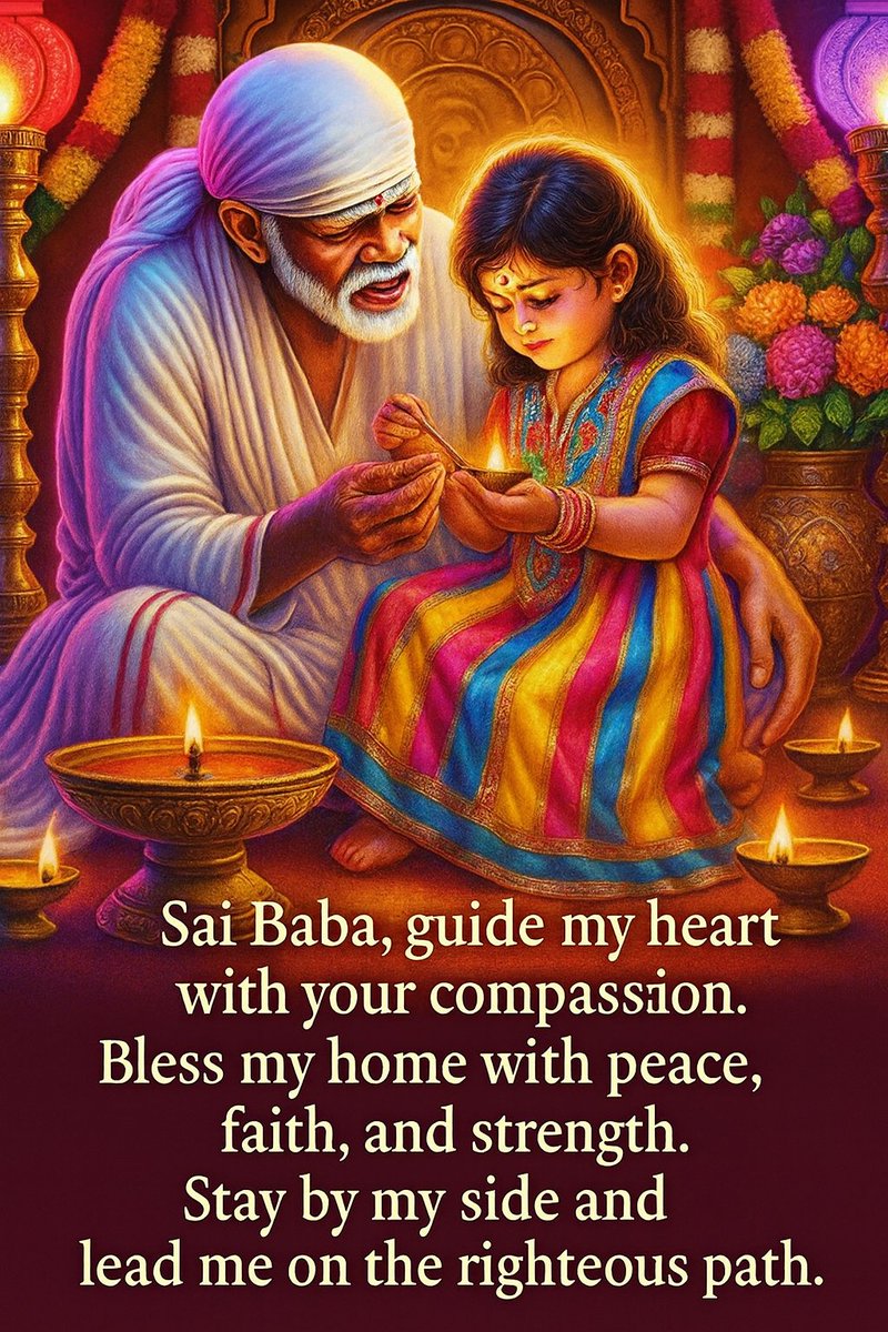 Iamviswanadhar1's tweet photo. 🙏@SSSTShirdi 
🌹 Om 🌺 Sri 🙏 Sai 🌹 nathaya 🙏 namaha 🙏🌹🌺🙏🌹
#ShirdiSaiBaba 
#SaturdayPrayers https://t.co/dXCQqmCDZP
