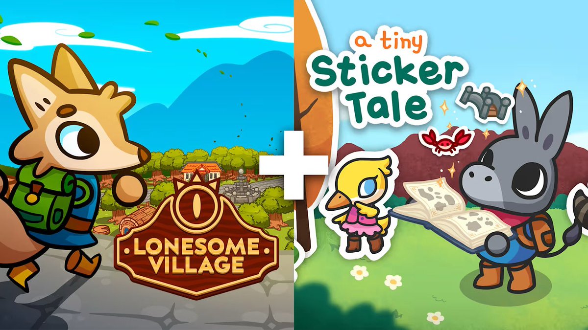 OgrePixel's tweet photo. This #BlackFriday enjoy not one but two cozy adventures filled with puzzles and great moments!

#LonesomeVillage and #ATinyStickerTale bundle now with 50% off on Nintendo Switch!

https://t.co/mCMU1ArcED https://t.co/cgMHZyE22K