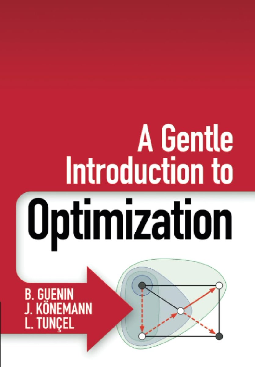 KirkDBorne's tweet image. A Gentle Introduction to #Optimization
⬇️
amzn.to/3MQ6fE5
—————
#Mathematics #PrescriptiveAnalytics #ORMS #Analytics #AI #DataScience #ML #MachineLearning #Algorithms