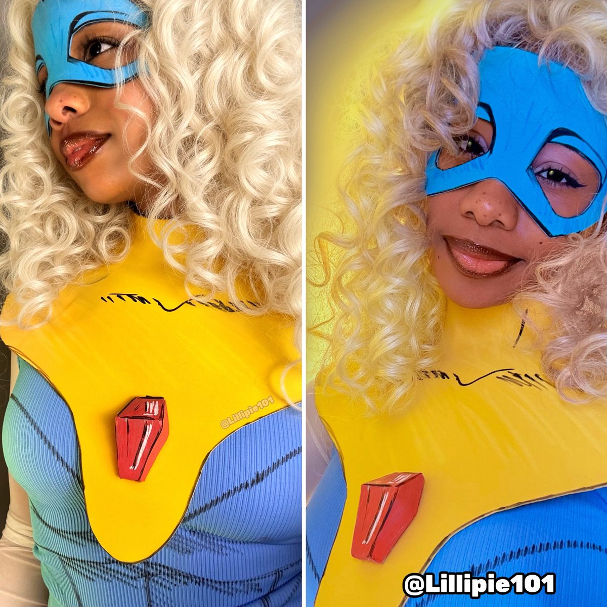 I didn’t see anybody else cosplay her, but I LOVE this version of Blonde Blazer and thought it looked so cool🥹🌟

I also handmade most of the costume, so it was a fun little challenge!