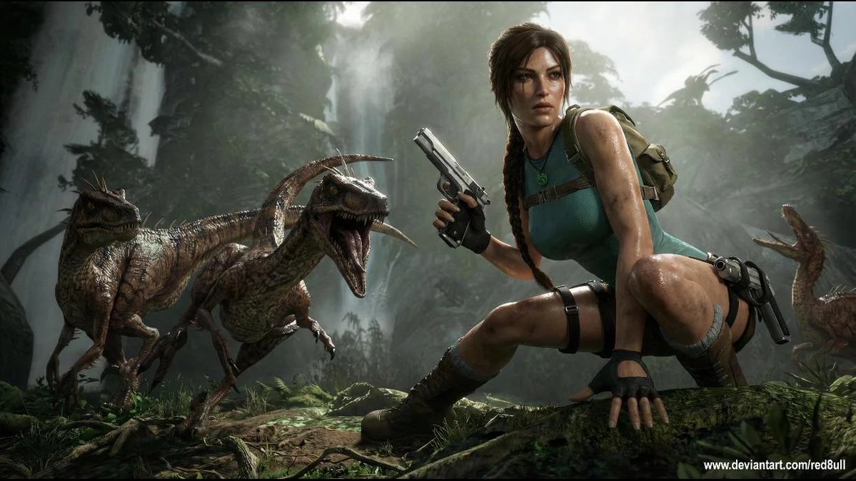 LudarkTomb's tweet image. Gente, eu amei essa Fanart da Lara Croft (não gosto do excesso de franja no rosto), mas é uma abordagem legal para Tomb Raider. Os fãs sempre estão à frente. #remake #ps5 #playstation #xbox #sony #microsoft #UE5 #remaster #gta #crystaldynamics