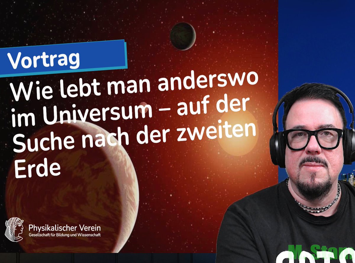 Hab grad Livestream - es geht um Leben auf anderen Planeten  🪐🪐
und um eine zweite Erde - Megainteressant 😁 
ogy.de/2te
