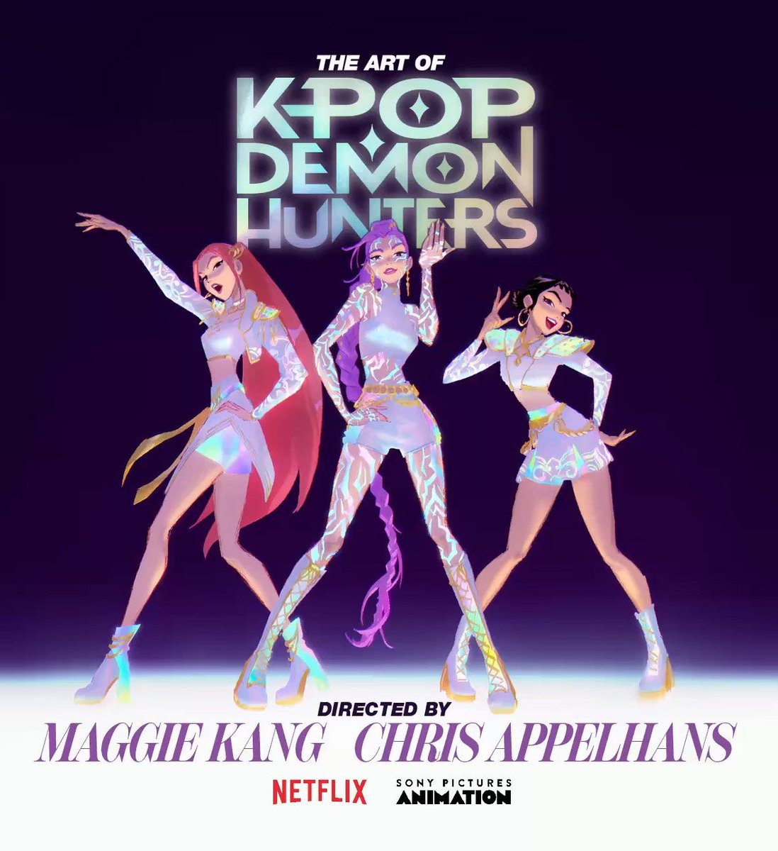 DiscussingFilm's tweet image. Netflix has released a digital art-book for ‘KPOP: DEMON HUNTERS’ filled with concept art for the film.

🔗: theartofkpopdemonhunters.com