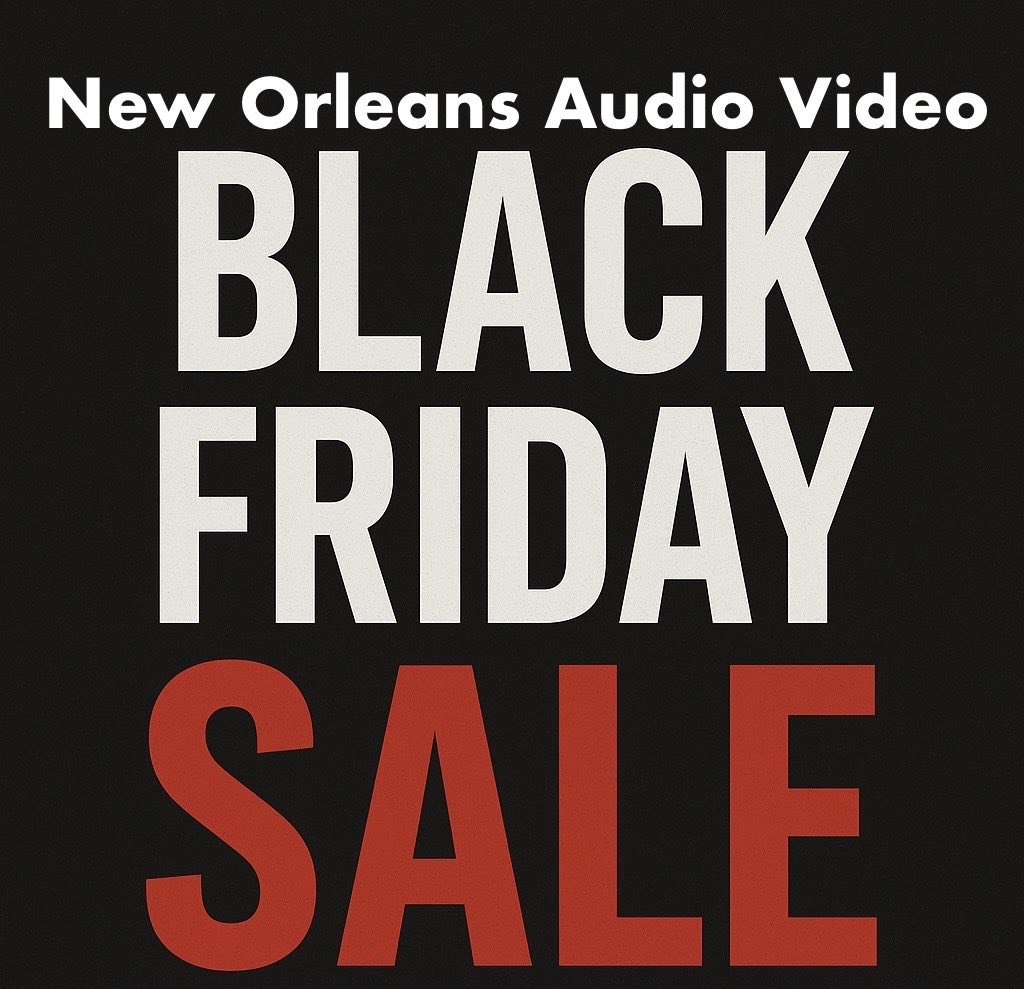 NOAVPro's tweet image. 🔥 Black Friday Blowout at New Orleans Audio Video! 🔥

The biggest brands. The best deals. The perfect time to upgrade your home entertainment.

@Sony @SamsungUS @LGUS @Sonos @KlipschAudio #NOAVPro