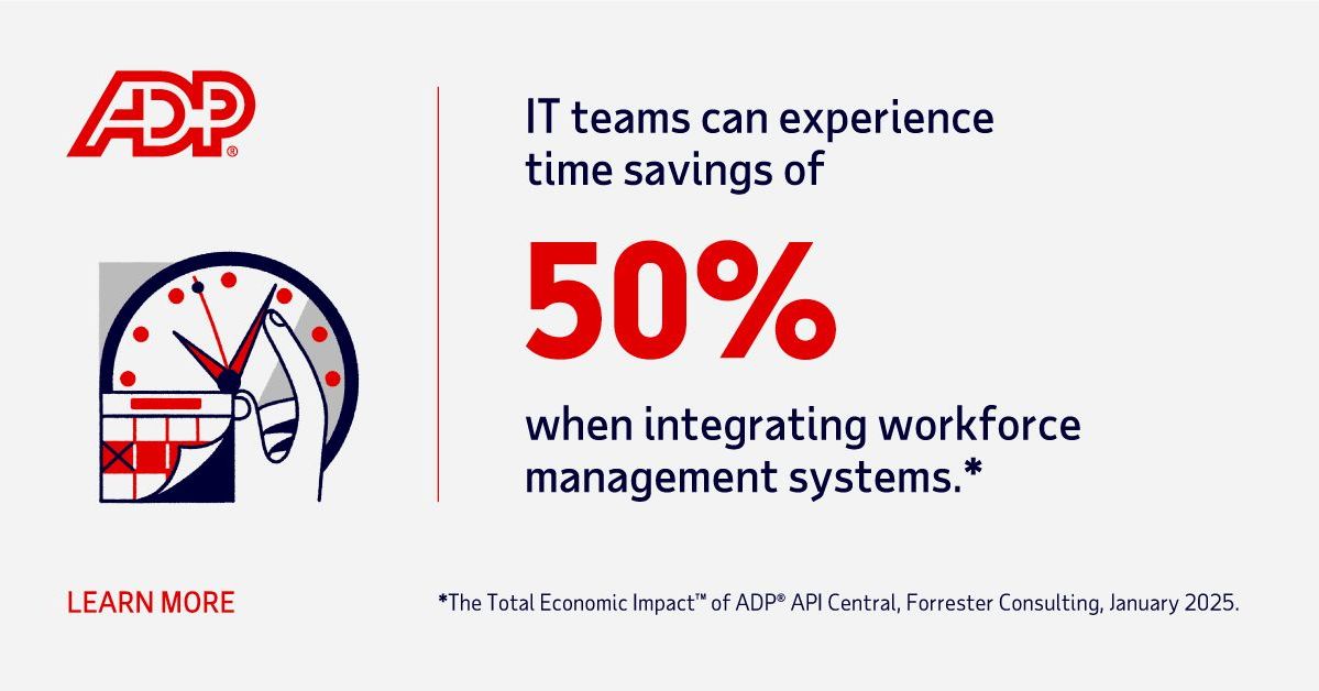 EricTPlotkin's tweet image. A solid integration strategy can ensure HR has all the right data, in all the right places — accurately, securely and within compliance standards.

livesocial.seismic.com/tPB9xR

#adpmarketplace #apicentral #dataintegration #hrdataintegration