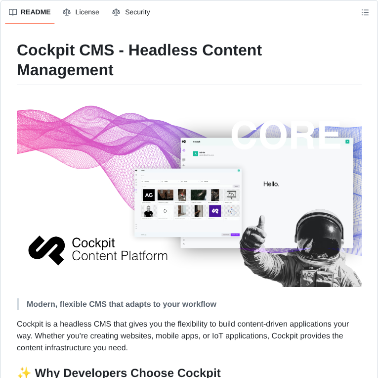 tom_doerr's tweet photo. Headless content management system with API-first architecture

https://t.co/TgAInMDARQ https://t.co/p0YpC2kWKw