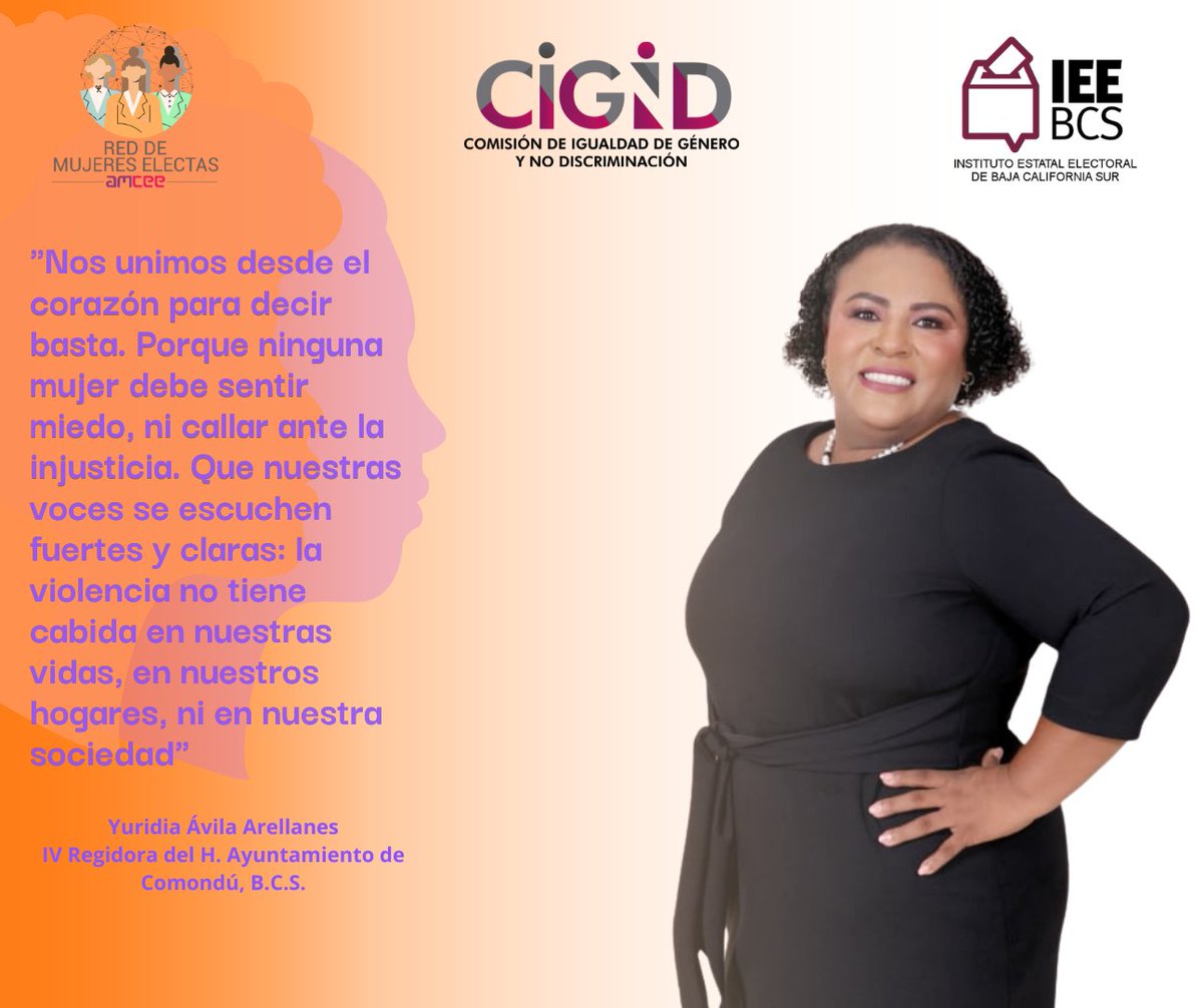 ieebcs's tweet image. 🎗️📜 Compartimos la siguiente imagen en el marco del Día Internacional de la Eliminación de la Violencia contra la Mujeres y los 16 días de activismo.

🟠¡Súmate a poner fin a la Violencia en contra las Mujeres!
#RedMujeresElectasBCS #AMCEE #16DíasDeActivismo
