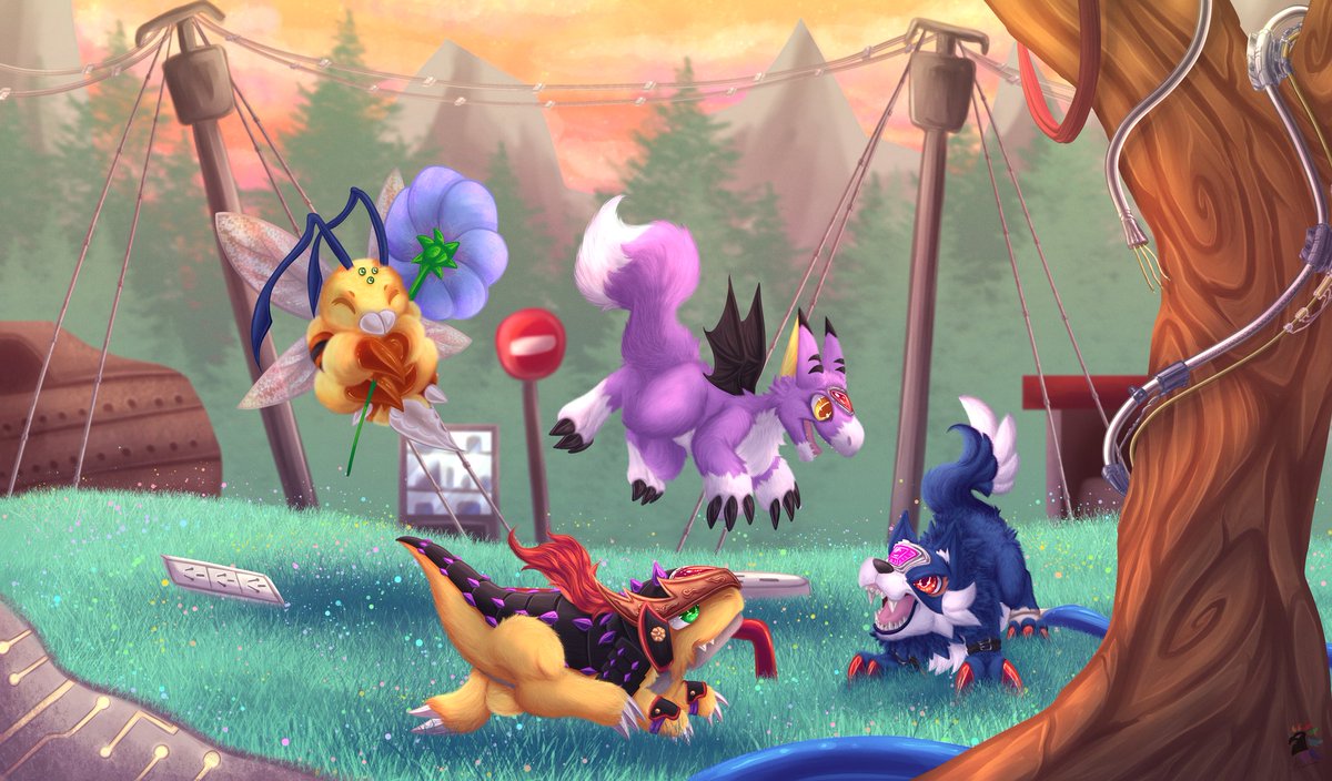 MikaCapde's tweet photo. ❤️Playmat❤️
Comision especial de digimon, fue mas de un mes de laburo y con un interfaz hecho en Blender 💖
✨️❤️✨️❤️✨️❤️✨️❤️✨️❤️✨️❤️✨️
#commission #blender #dibujodigital #digimon #playmat #art #artist #fanart #dorumon #loogamon #funbeemon #ryudamon https://t.co/30fHVweUmQ