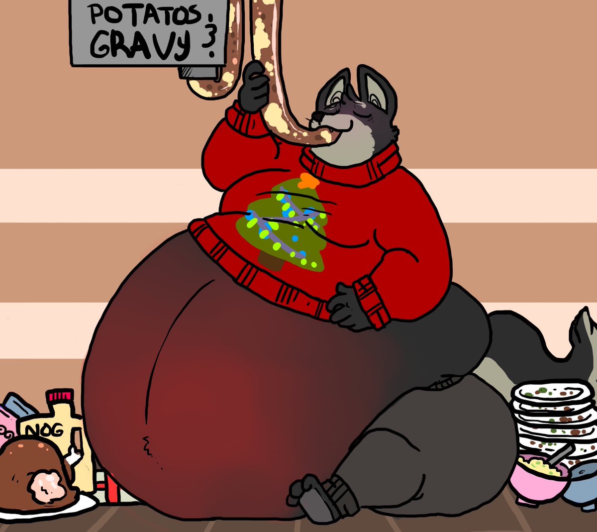 I hope you all had a Ha-AAUURRP-ppy Thanksgiving! 🦃 Urrp-I know I did!