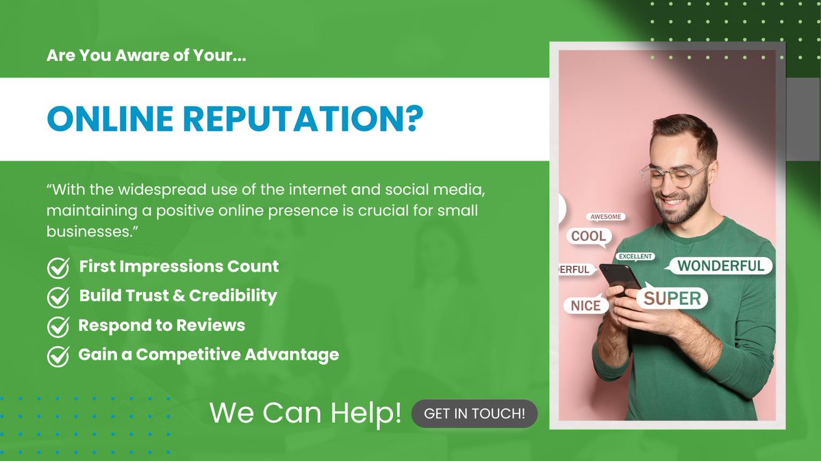 sa10digital's tweet image. In today&apos;s digital age, a positive online #reputation can lead to opportunities, while a negative one can result in lost customers or damage credibility. We help implement strategies 💪🏻 to manage your reputation and improve your online image. 
➡️ sa10digital.co.uk