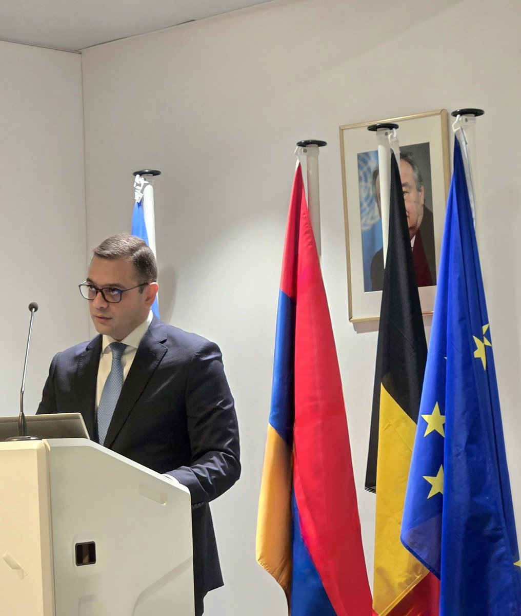 RAbisoghomonyan's tweet image. Pleasure to join “Towards 2030: Turning nature goals into action” in Brussels, hosted by @ArminBXL &amp;amp; @UNDPEU.

Reiterated #Armenia’s 🇦🇲 commitment to transparent &amp;amp; inclusive #COP17, highlighted first Global Review of #KMGBF &amp;amp; underscored need to scale up biodiversity finance.