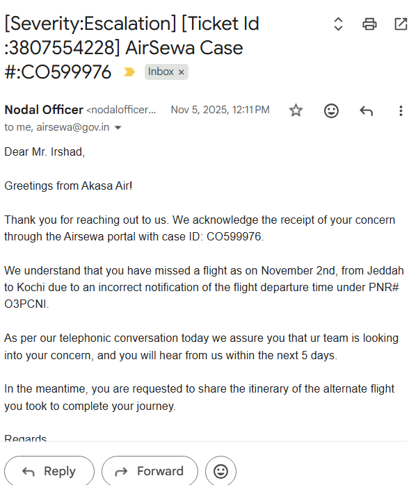irshadppk's tweet photo. 23 days of waiting...
Still the issue not resolved.
@AkasaAir 
@airsewa_MoCA https://t.co/df1kbDziCi