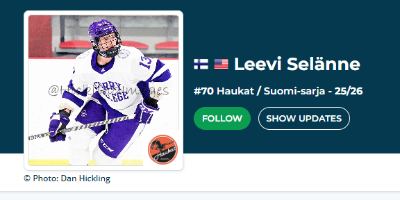 <a href="/lehtinen20/">Lauri Lehtinen</a> HAH. Meillä on Selänne. Enää ei puutu kuin Kariya.