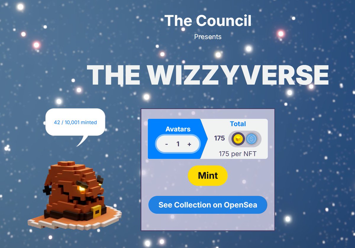 Presale is LIVE mint.wizzyverse.com