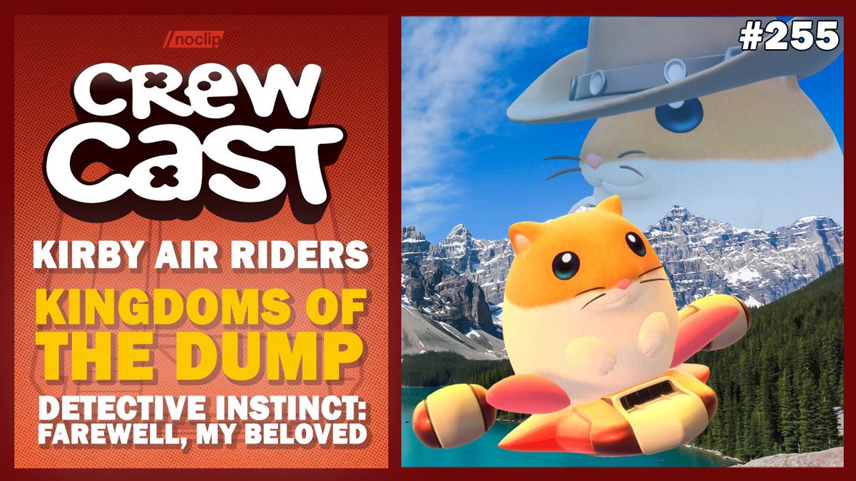 noclipvideo's tweet image. In our final Crewcast before GOTY season, the crew's got nostalgia on the brain with throwback RPG Kingdoms of the Dump and classic command-select visual novel Detective Instinct: Farewell, My Beloved, plus Kirby Air Riders and The Seance of Blake Manor.

youtu.be/aH34FwnZQcw
