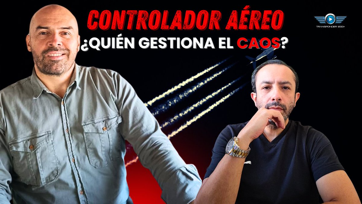 Transponder1200's tweet image. 🎧 Ya está disponible el Episodio #1 del Podcast de Transponder 1200

Hablamos con un #ControladorAéreo y #PsicólogoAeronáutico en #Colombia 🇨🇴 sobre cómo se gestiona el tráfico, el rol del factor humano, y la tecnológica del #ATC.

▶ Véalo completo aquí: youtube.com/watch?v=zAMqDW…