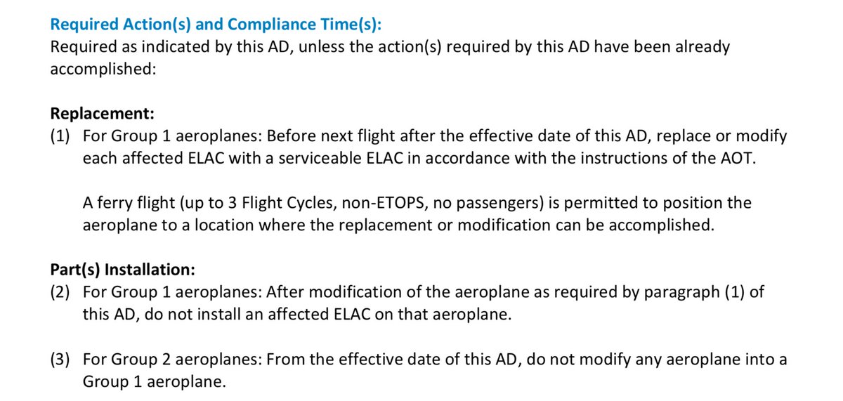 EASA issues Emergency Airworthiness Directive for Airbus A320 family aircraft Elevator aileron computers (ELAC). ad.easa.europa.eu/ad/2025-0268-E
