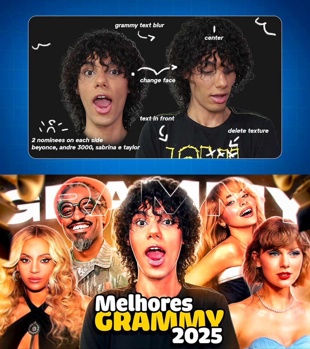 CaikoDesigns's tweet image. Youtube thumbnail design 💫
➞ Before &amp;amp; after