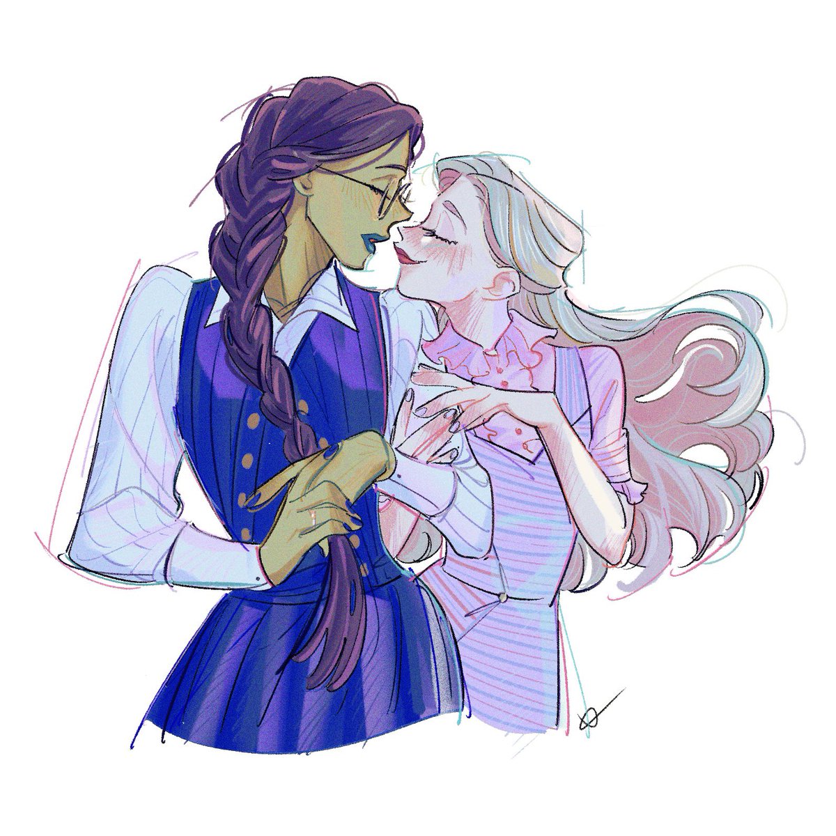 hongkiu1023's tweet image. Elphaba&amp;amp;Glinda