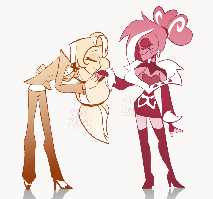 poppy_flavour's tweet photo. I'm a sucker for hand kisses idc #HazbinHotel #VelvetteHazbinHotel #CharlieHazbinHotel #Royalette https://t.co/94BKTmxkAE