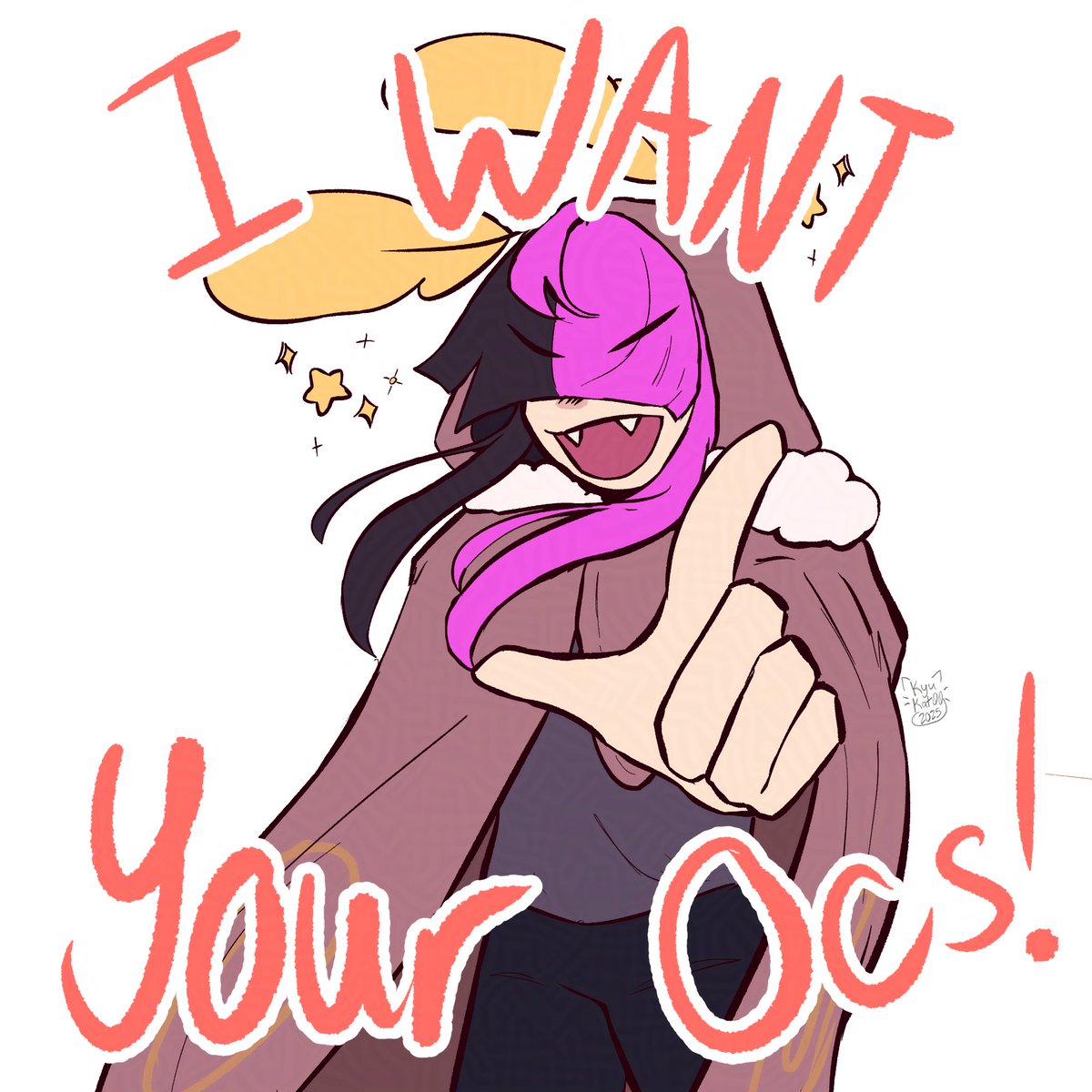 Kyukat00's tweet photo. I WANT YOUR OCS!!!
Trying to learn how to draw furries for when I open comms, is anyone willing to leave their OCS below for me to practice doodling? 
Humanoid ocs are cool too, I just want to mess around >:D
#artmoots #smallartist #needartist https://t.co/UPMI6KMDI0