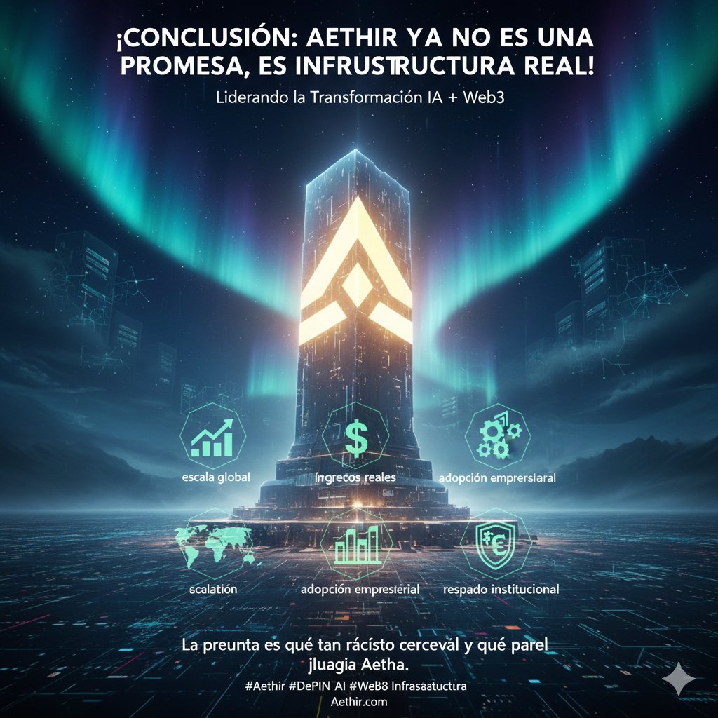 DeJoTa46's tweet image. 🎱 🎯 Conclusión: Aethir ya no es una promesa, es infraestructura real

#Aethir está redefiniendo cómo se accede, distribuye y gestiona la potencia computacional para IA. Su combinación de:

✔️Escala global
✔️Ingresos reales
✔️Adopción empresarial
✔️Respaldo institucional…