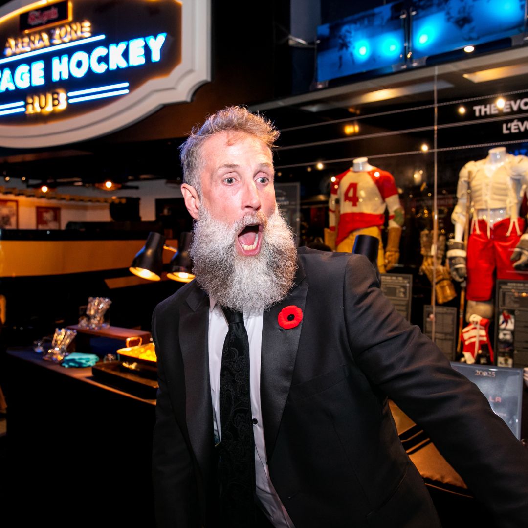 HockeyHallFame's tweet photo. Caption this! 👇🤪 https://t.co/crwg4zPAYc