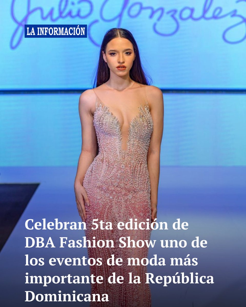La Academia de Modelaje Dominican Beauty Academy (DBA) celebró la 5ª edición de su reconocido desfile de moda “DBA Fashion Show” con una puesta en escena de alto nivel que reunió a destacados talentos nacionales e internacionales

Lee la nota completa👉lainformacion.com.do/tendencias/mod…