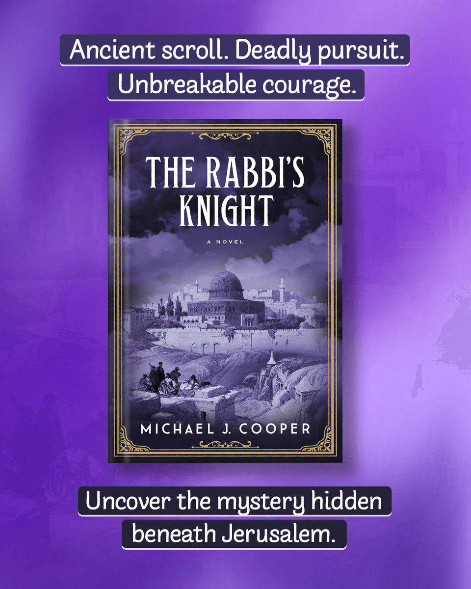 DailyBookBlogs's tweet image. A knight. A rabbi. A secret worth dying for. @mjcoopmd takes you on a pulse-pounding journey through the Crusades, where faith, betrayal, and destiny clash over a sacred scroll.

Available on - amzn.to/49RxZFp