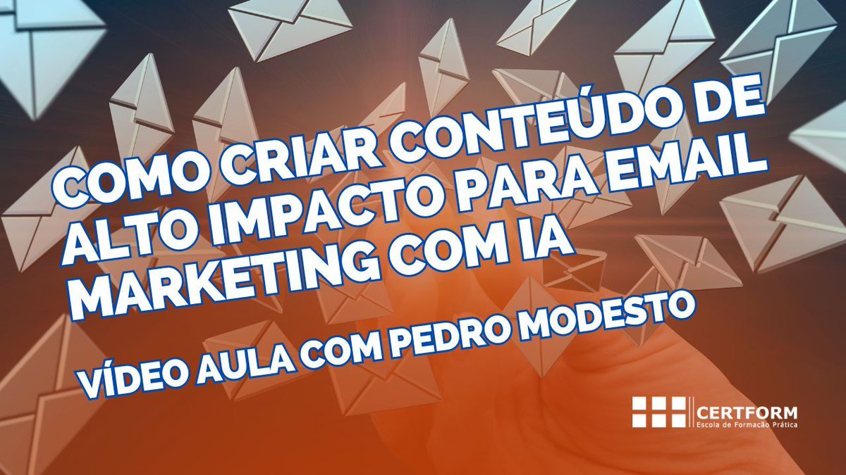 CERTFORM's tweet image. ✍️ Como Criar Conteúdo de Alto Impacto para Email Marketing com IA - Vídeo Aula com Pedro Modesto buff.ly/TJlsheI 

📧 geral@certform.pt

#Certform #CursoOnline #CursoDeMarketingDigital #Formacao #MiniMba #MarketingDigital #SEO #SocialMedia #marketingdigitalparamulheres