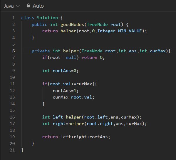 AkshitInPublic's tweet image. Day 103 #UntilPlacement 🚀

&amp;gt; Solved: Leetcode 236 - Lowest Common Ancestor of a Binary Tree | 1448 - Count Good Nodes in Binary Tree 🌴 
&amp;gt; Revised my self-made System Design Notes 📝

-Slowly leveling up for placements 📈
 
#200DaysOfCode #MERN #Java #LearnInPublic #Coding