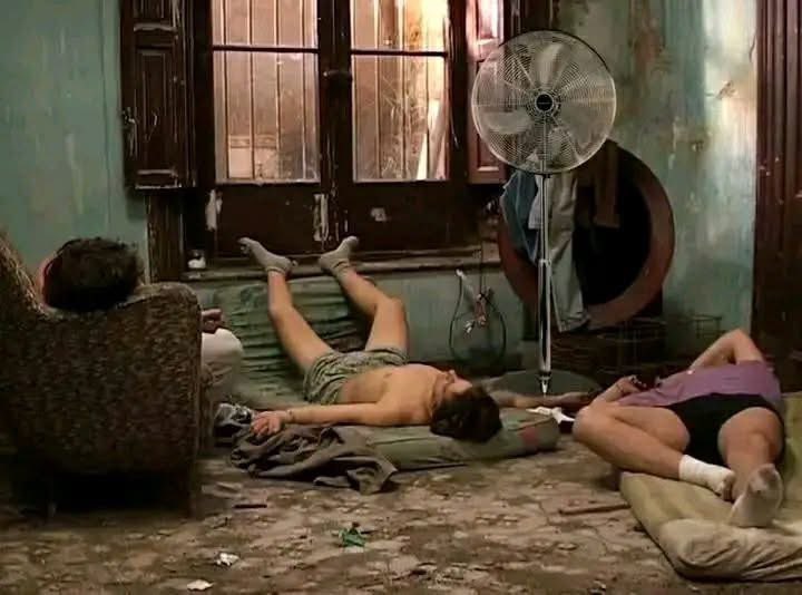 Todos esperando la lluvia