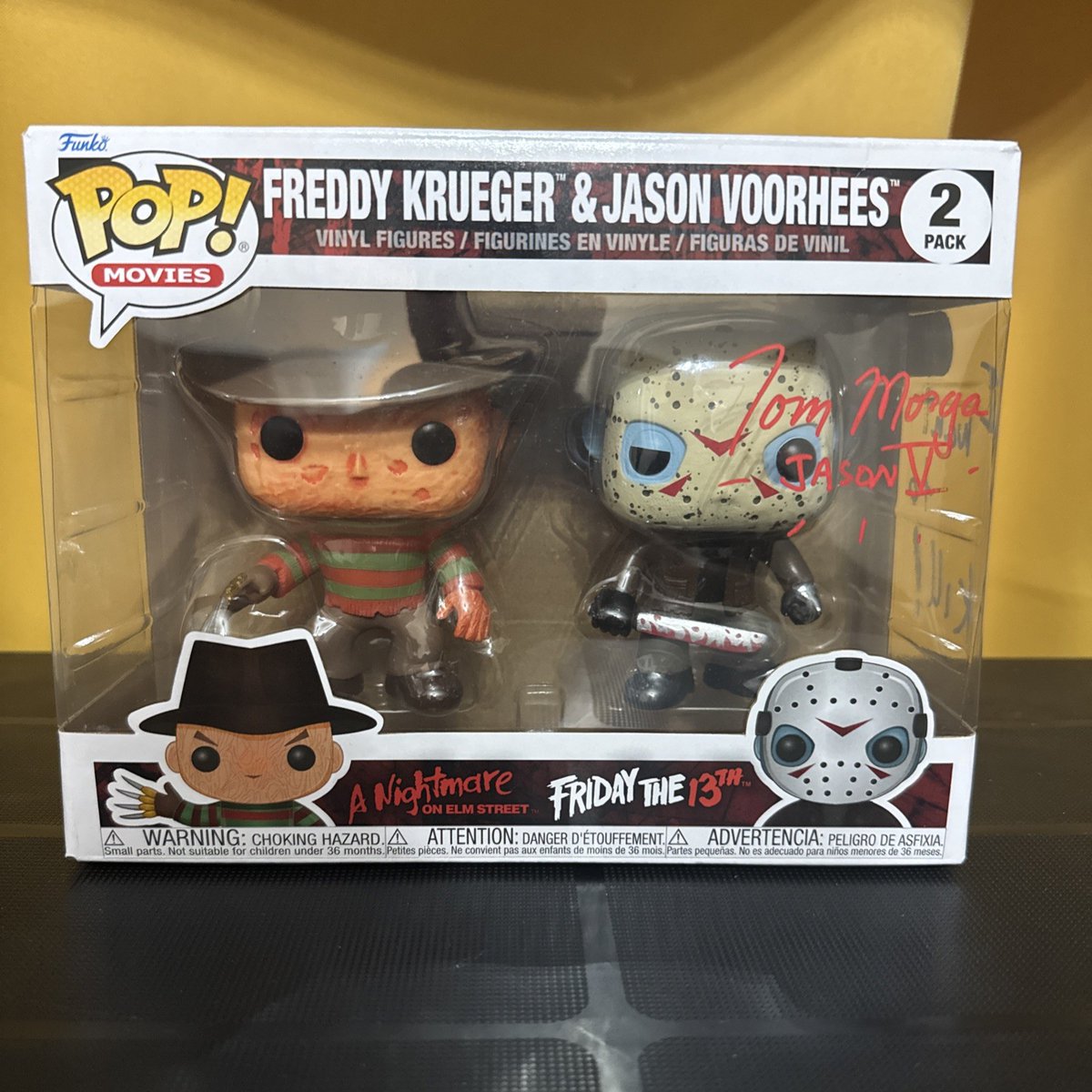 Funkopopenthus3's tweet image. Funko Pop! Freddy Krueger &amp;amp; Jason Voorhees 2 Pack SIGNED by Tom Morga w/COA

Ends Sun 30th Nov @ 5:37pm

ebay.co.uk/itm/2977924311…

#ad #funko #funkopop