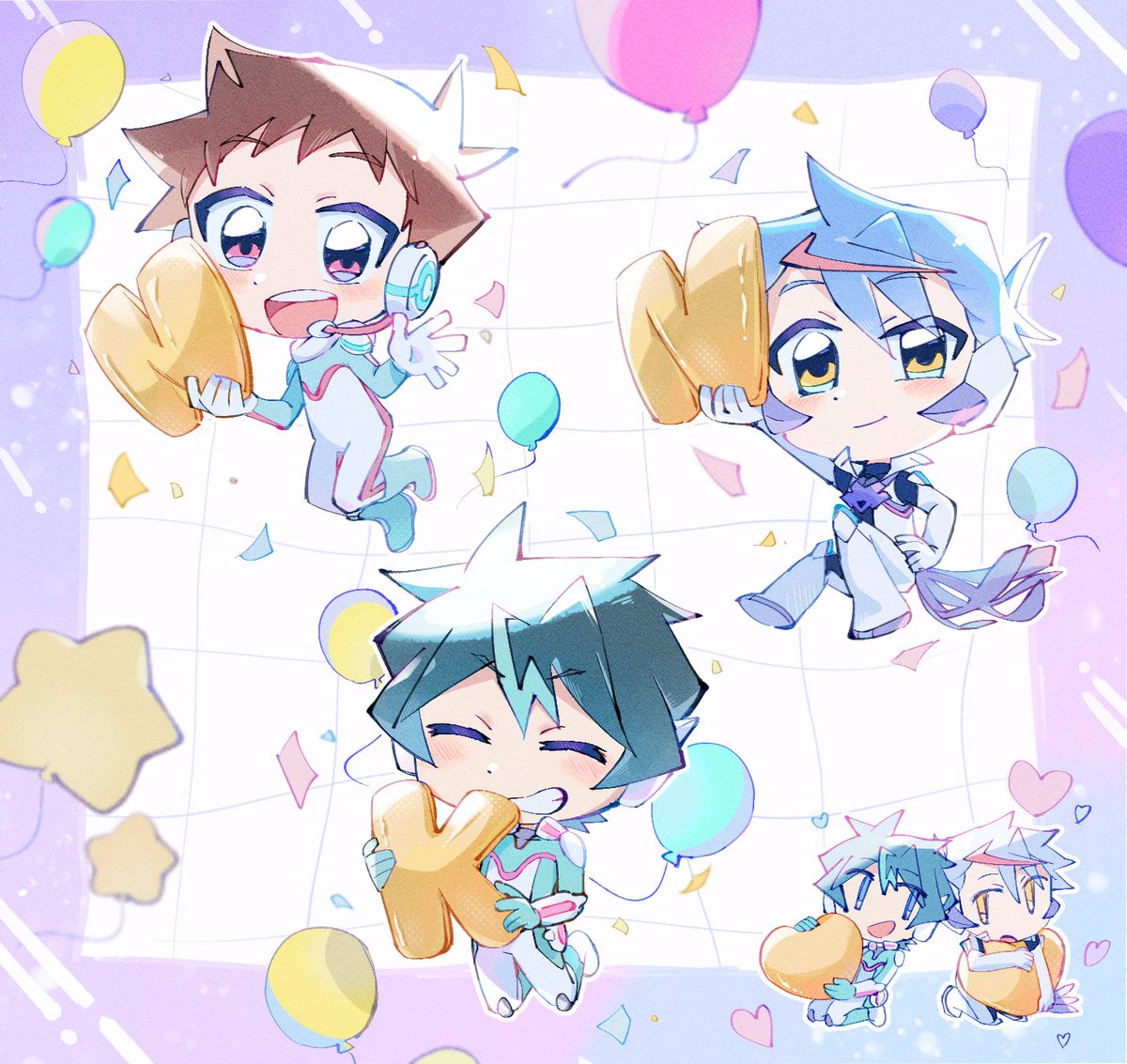 .ﾟ。🎈🎈🎈 +.ﾟ。