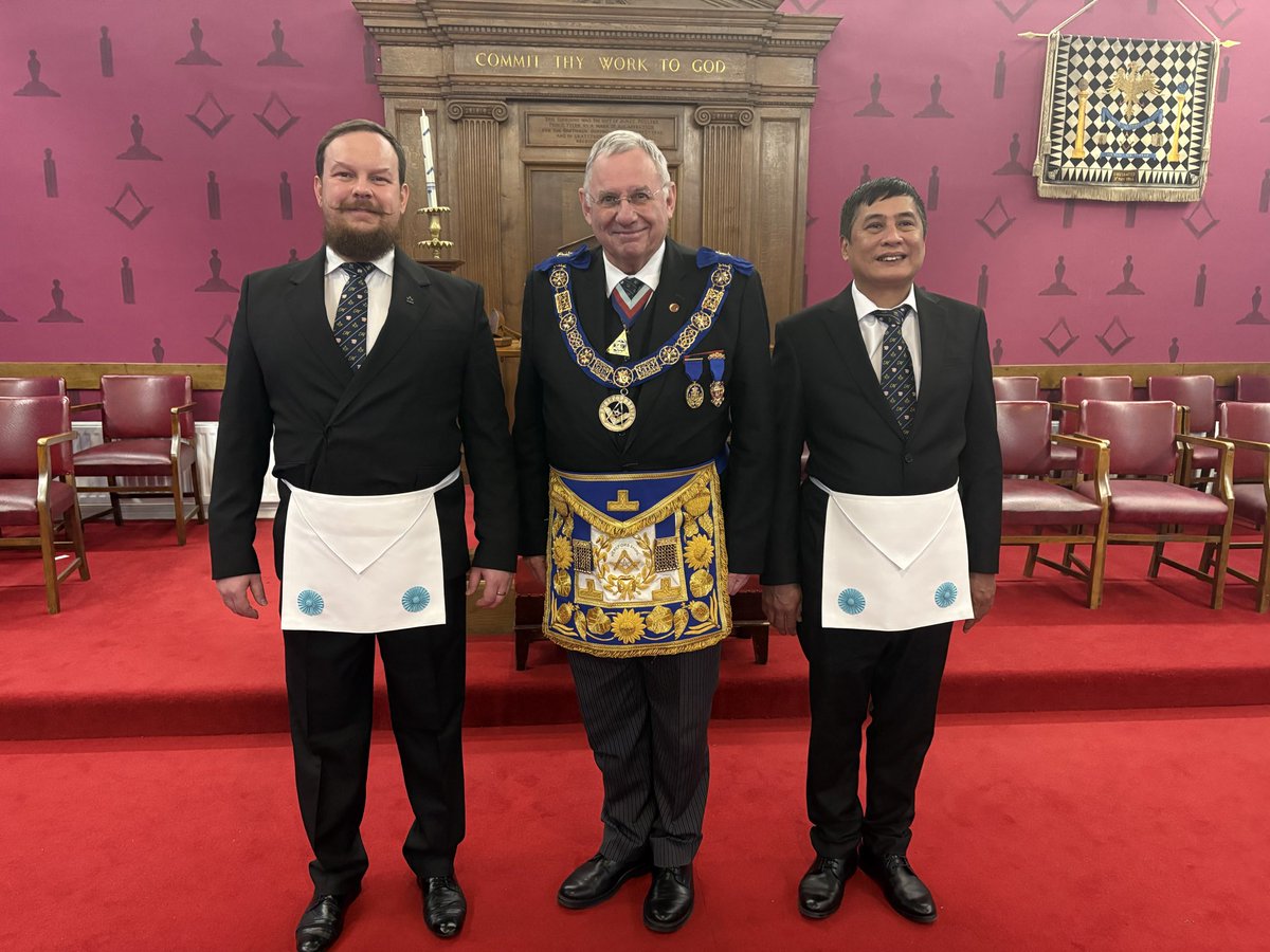 A truly wonderful visit to Dean Waterfield Lodge 8089 last night to witness and be part of an excellent double passing of their new Fellow   Crafts. Also to learn of 4 new candidates being proposed for membership of the Lodge and of <a href="/PGLHerefords/">Herefordshire Freemasons</a> - Thanks for a great evening.