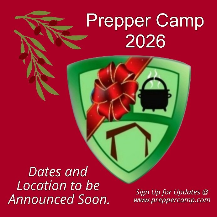 PrepperCamp's tweet image. Prepper Camp 2026!!
Dates and Location to be Announced Soon!!

Please sign up for updates at preppercamp.com