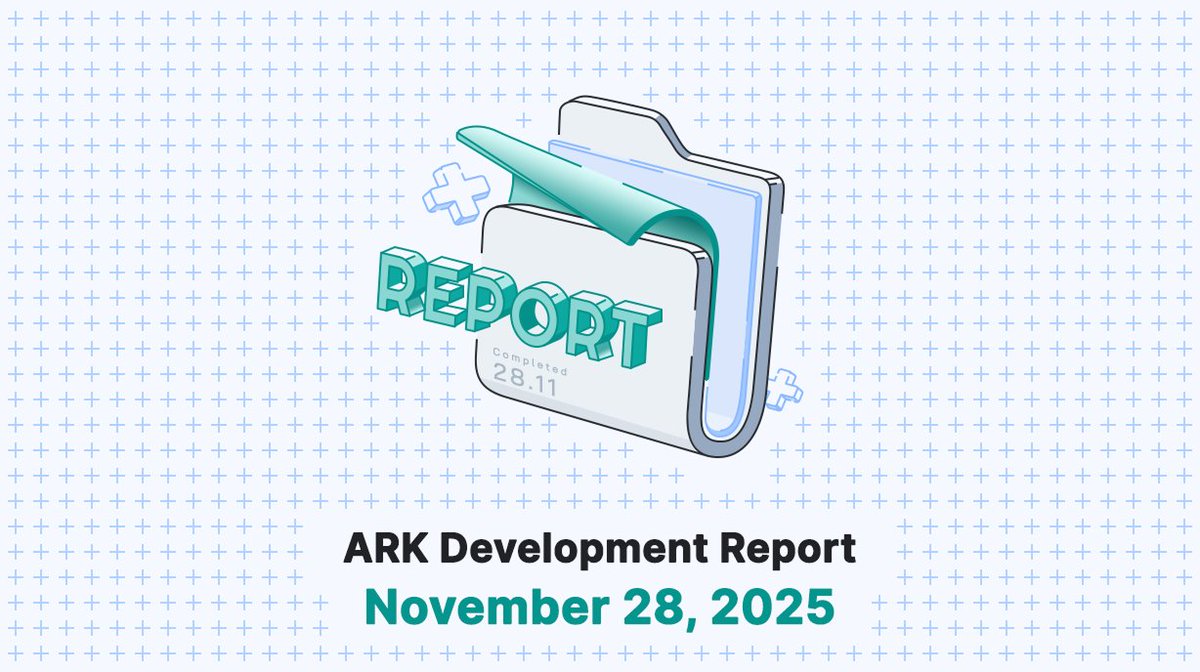 ArkEcosystem's tweet image. Ending November strong! 💪 Our newest Weekly Development Report is out now.

Check the full rundown: arkscic.com/blog/ark-devel…