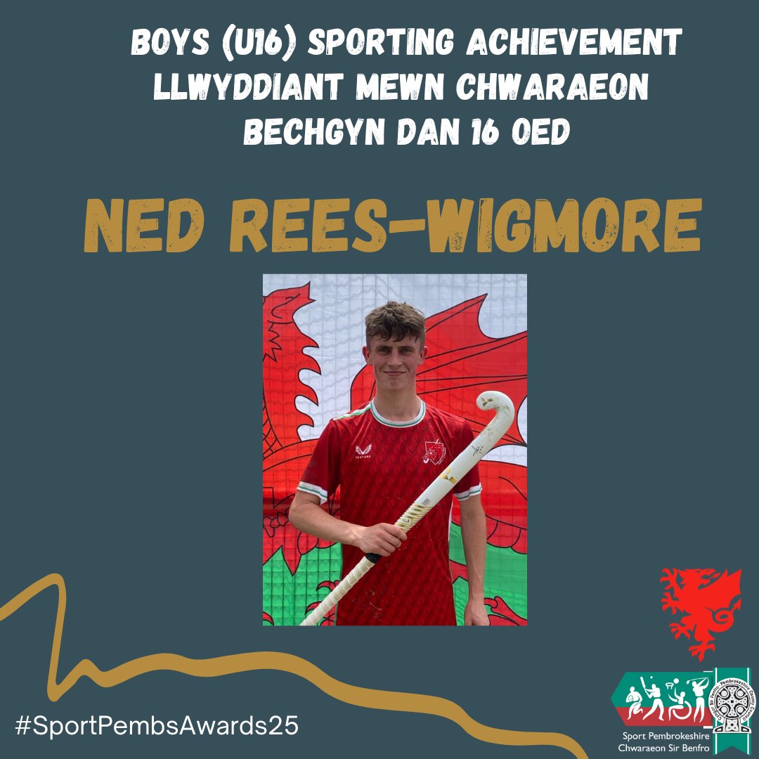 🏅 Boys (U16) Sporting Achievement/ Llwyddiant mewn Chwaraeon - Bechgyn Dan 16 Oed
🤝 Sponsored by / Noddwyd gan: @fawales
🏆 Winner / Enillydd:@Ned Rees-Wigmore
#SPAward25 #GwobrauCHSB25 #hockey
@haverfordwesthigh @hocicymru @fawtrust @hhvcschool <a href="/HockeyWales/">Hoci Cymru</a>