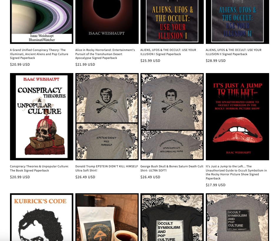 25% OFF Black Friday Sale! and Patreon Sale Expires Nov 30th! I've got limited supplies of signed paperback, super soft shirts (including that last print run of George Bush and Donald Trump Skull and Bones shirts) at 25% off until Monday at OccultSymbolism.com! (*Discount