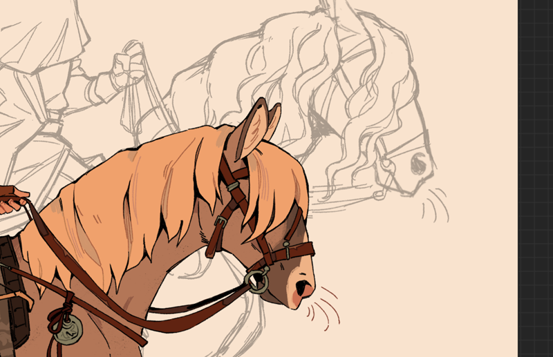 Horse's whiskers admiration post. 🐴