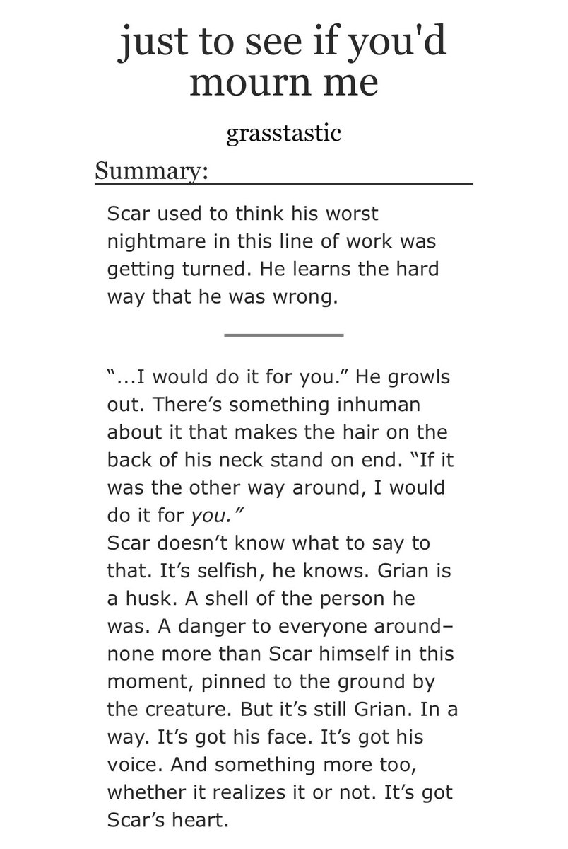 grassytastic's tweet photo. I’ve impulsively posted the first chapter of my vampire scarian au https://t.co/xWTlyx8HV1 https://t.co/2wIvT2jyqV